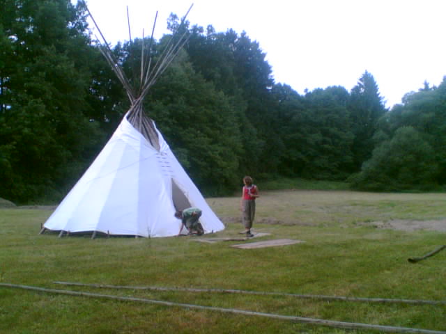 prce na vnitku teepee