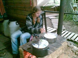 Marka a krupicov kae (na vsledek se neptejte - ale vailo ns j asi 5)