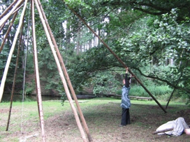 stavba Velkho tee-pee podruh