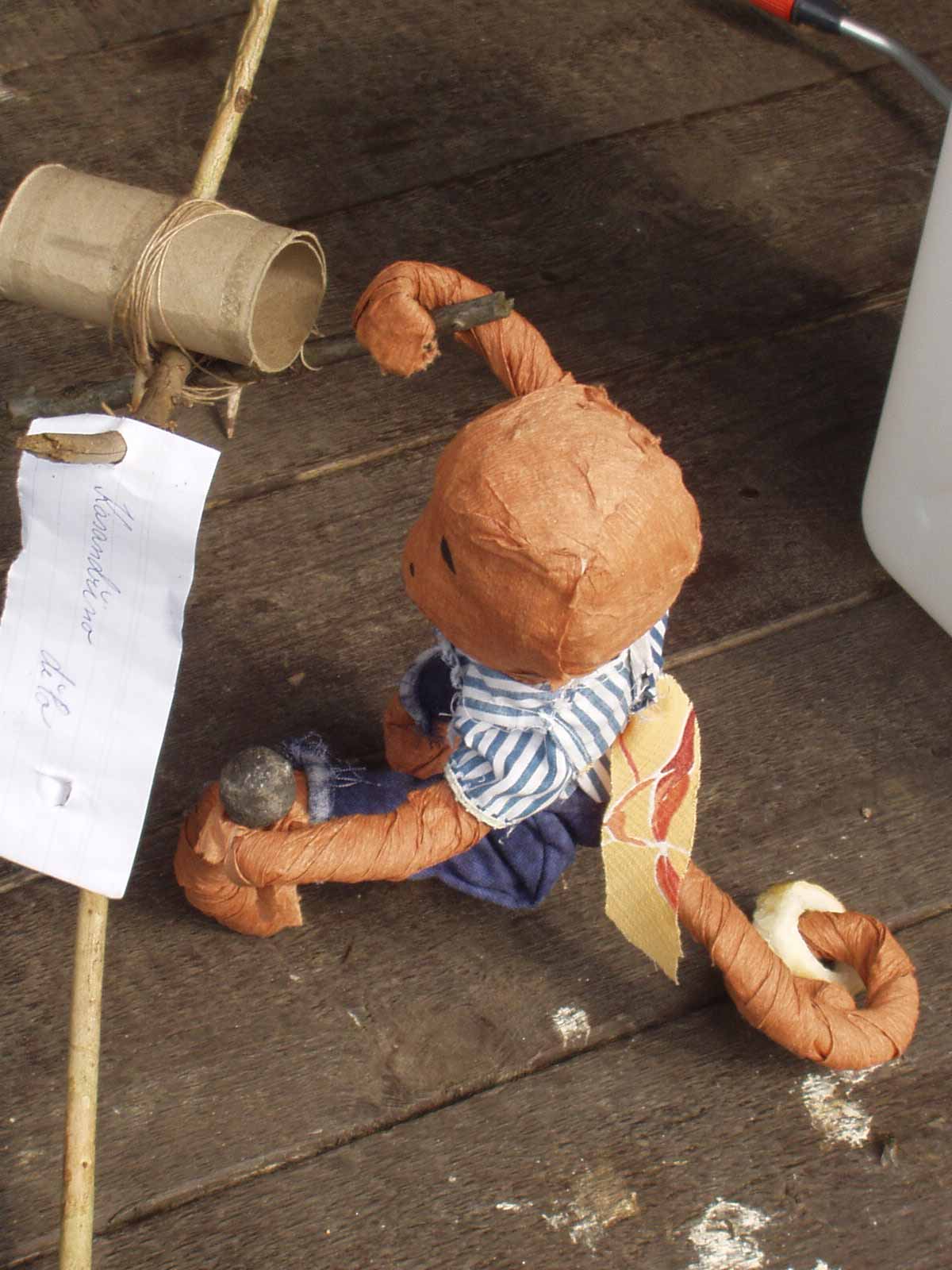 Detail dlov koule a Kasandinho sucharu